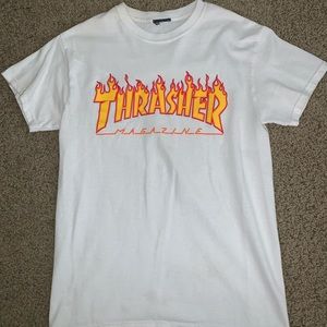white thrasher t-shirt